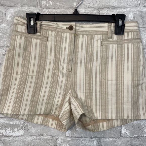 Tory Burch Gavyn Striped Shorts - Picture 4 of 5